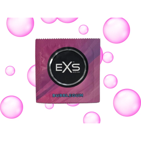 Презервативы EXS Bubblegum со вкусом и запахом жвачки 3 шт 6400230189 фото