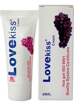 Лубрикант Love Kiss Виноград на водній основі 25 мл 6501053537 фото