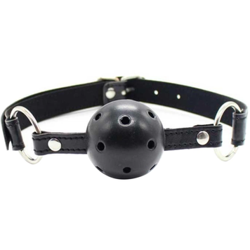 БДСМ кляп у рот Passion Садо-мазо Mouth ball Чорний 6501103852 фото