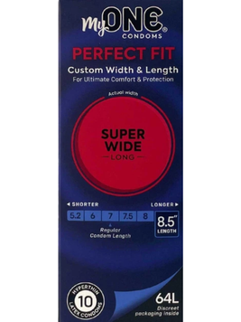 Презервативы My ONE Super Wide & Long 10 шт 6501053461 фото