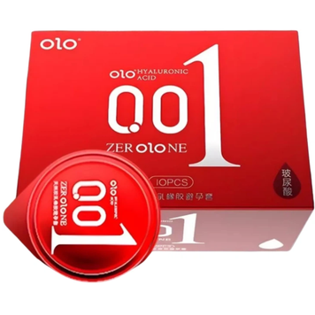 Презервативи OLO 001 Red з пухирцями і збільшеною кількістю змазки 10 шт 6501053645 фото