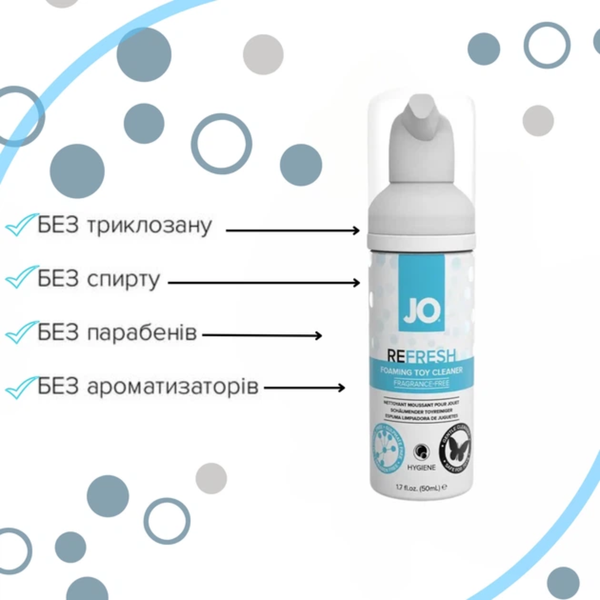 Пінка для очищення іграшок System JO Refresh 50 мл 6501052033 фото