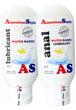 Набор лубрикантов на водной основе American Style Банан 115 мл + Анальный 115 мл 6501052030 фото