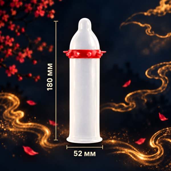 Презерватив Olo Kirin Dragon з вусиками та кулькою 1 шт + лубрикант 6501053518 фото